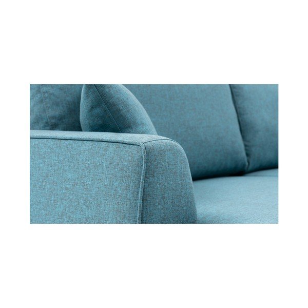 Divano a tre posti blu turchese Felix - Balcab Home-image-4