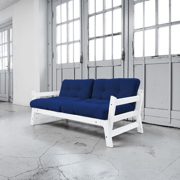 Rozkládací pohovka Karup Step White/Royal