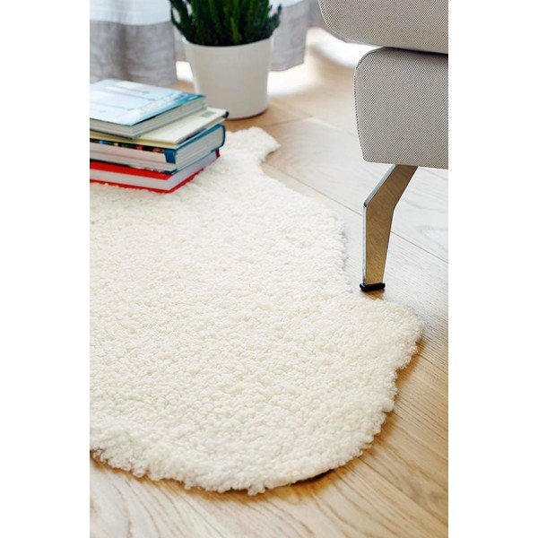 Montone bianco 90x60 cm Caracul - Narma-image-1