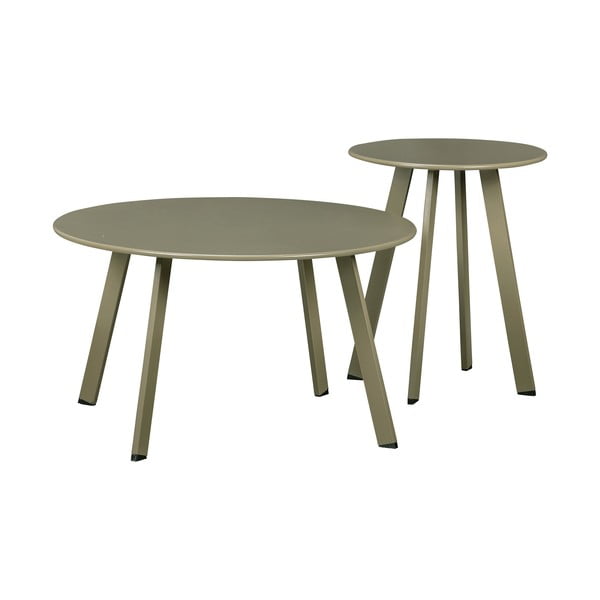 Tavolino da giardino in ferro verde, ø 40 cm Fer - WOOOD-image-2