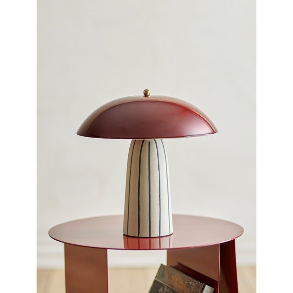 Lampada da tavolo in ceramica con paralume in metallo (altezza totale 32 cm) Arvid – Bloomingville-image-2