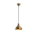 Lampadario color bronzo con paralume in metallo ø 21 cm Varzan – Opviq lights