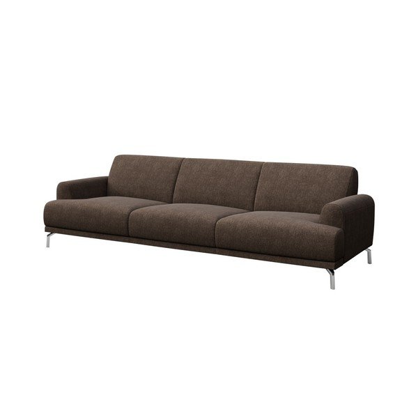 Divano marrone Puzo, 240 cm - MESONICA-image-2