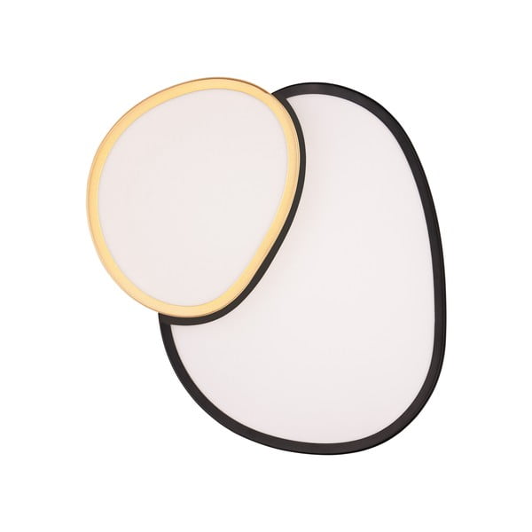 Plafoniera a LED in nero e oro 36x43,5 cm Rise - Trio-image-4