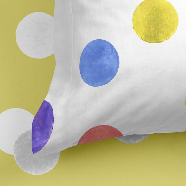 Lenzuolo di cotone Basic , 105 x 200 cm Confetti - Happy Friday-image-4