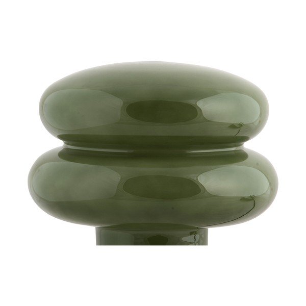 Lampada da tavolo verde in vetro (altezza totale 24 cm) Incesante – Leitmotiv-image-2