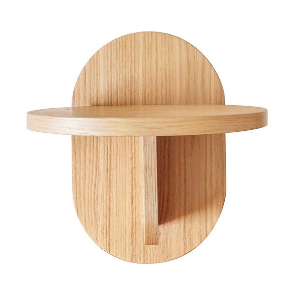 Mensole in legno di quercia in colore naturale Soft - Woodman