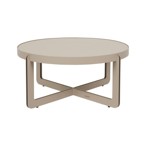 Tavolino da salotto rotondo beige ø 68 cm Centre – Zuiver