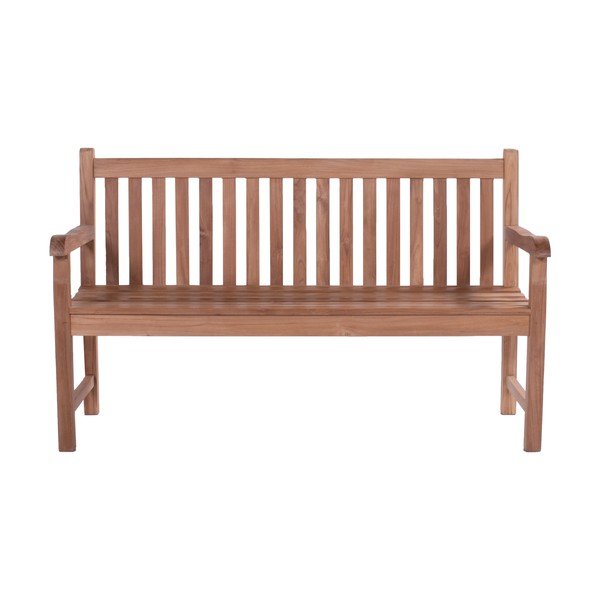 Panca da giardino di colore naturale in legno massiccio Java – Hartman