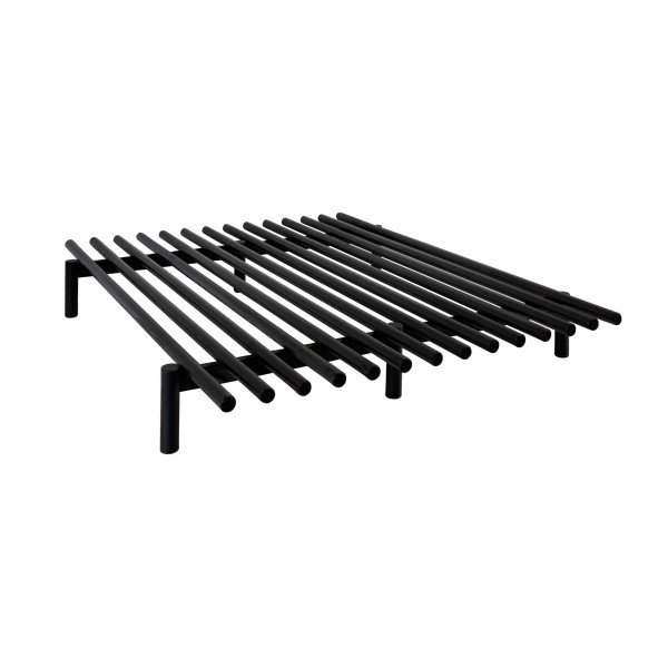 Černý rám postele z borovicového dřeva Karup Design Pace Black, 140 x 200  cm