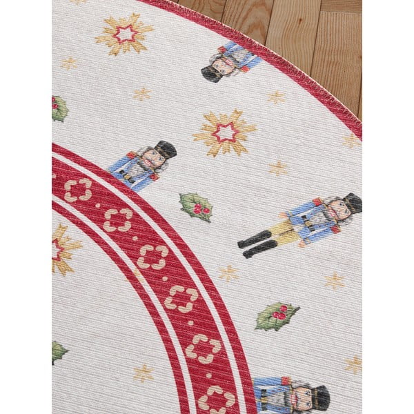 Tappeto rotondo rosso a tema natalizio ø 160 cm Toy's Delight Nutcracker – Villeroy&Boch-image-3
