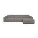 Divano angolare grigio (angolo destro) Roxy - Scandic