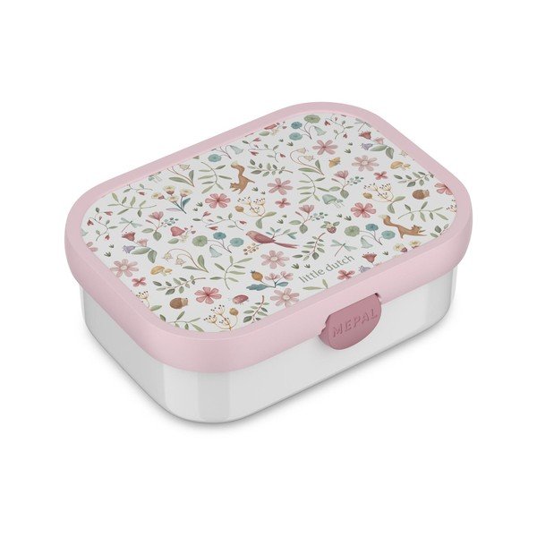 Portapranzo per bambini bianco/rosa in plastica Fairy Wonders by Little Dutch – Mepal
