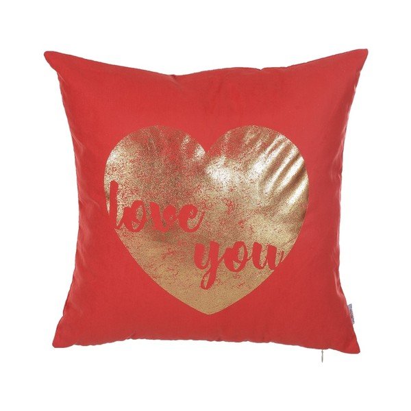 Federa rossa Mike & Co. NEW YORK Cuore scintillante, 45 x 45 cm - Mike & Co. NEW YORK