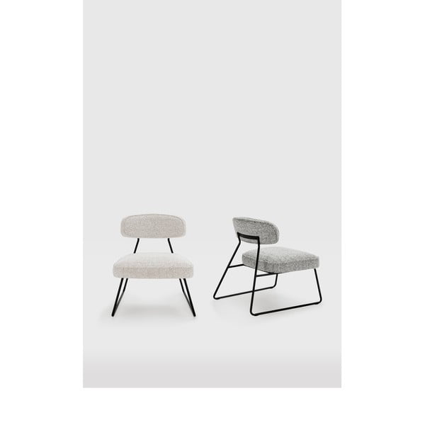 Poltrona bianca/beige Elon – Marckeric-image-1