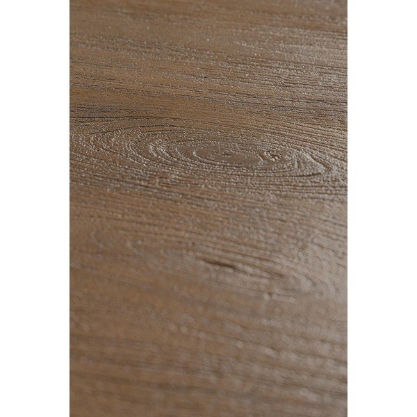 Tavolino da salotto rotondo colore naturale scuro in mango massiccio ø 75 cm Dacca – Bizzotto-image-4