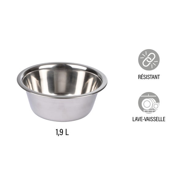 Ciotola per cani in acciaio inox ø 25 cm - Love Story-image-1