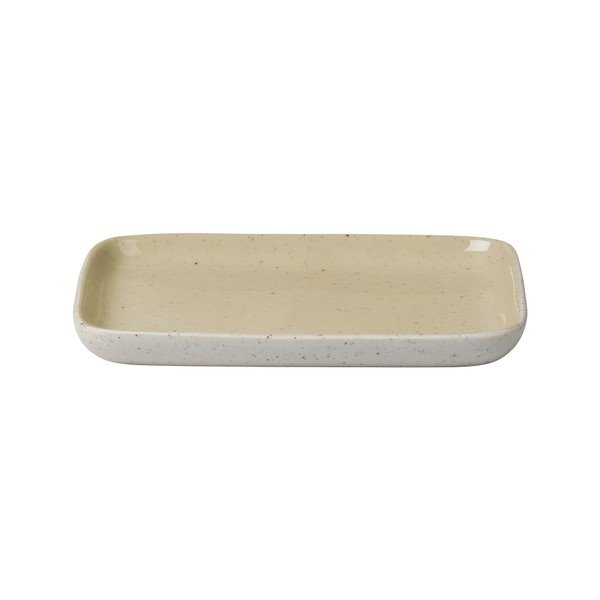 Piatto da portata in ceramica beige , 13,5 x 10 cm Sablo - Blomus