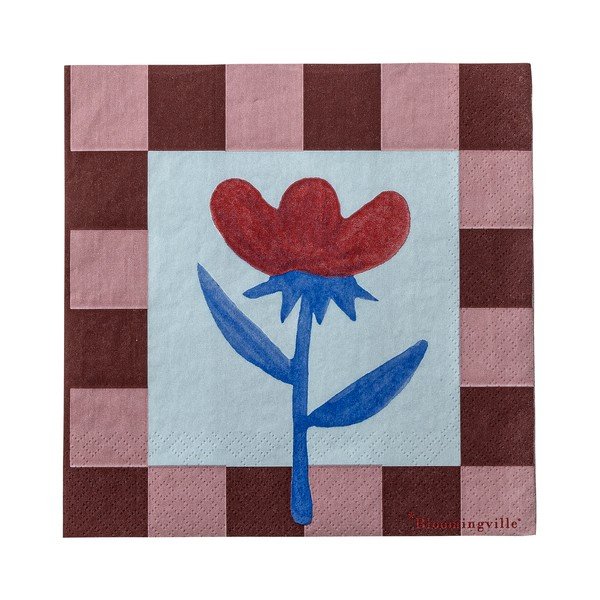 Set di tovaglioli in carta 20 pz 33x33 cm Vinia – Bloomingville
