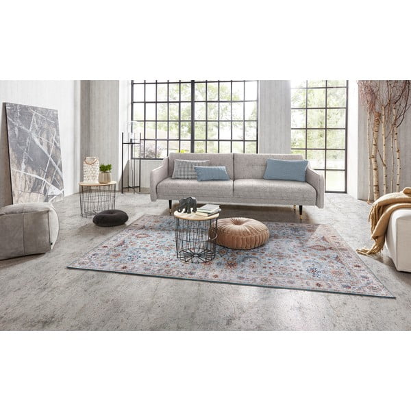 Tappeto blu e beige , 160 x 230 cm Vivana - Nouristan-image-1