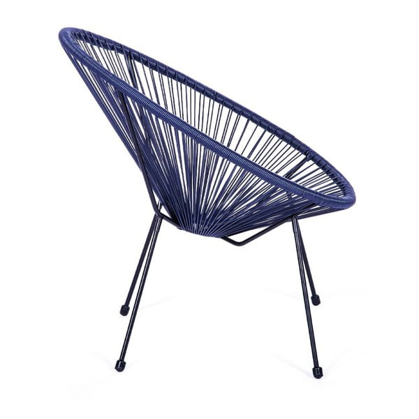 Poltrona da esterno blu in metallo e plastica Avocado Comfort – Bonami Selection-image-2