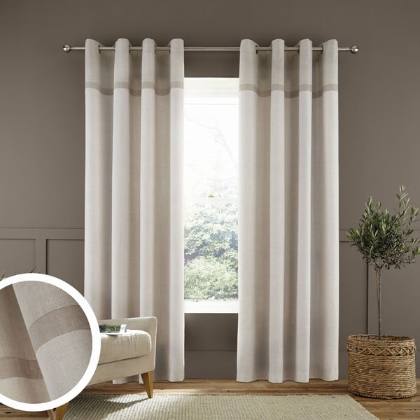 Tende beige in set di 2 pezzi 229x168 cm Melville - Catherine Lansfield-image-2