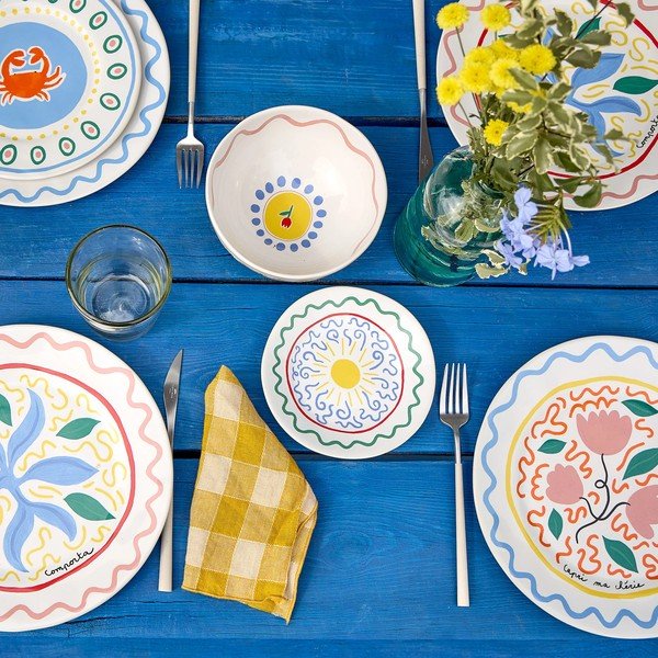 Piatto in gres ø 27 cm Summer Bliss – Costa Nova-image-3