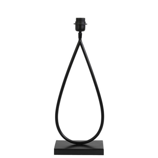 Base della lampada da tavolo in metallo nero opaco 51 cm Tamsu - Light & Living