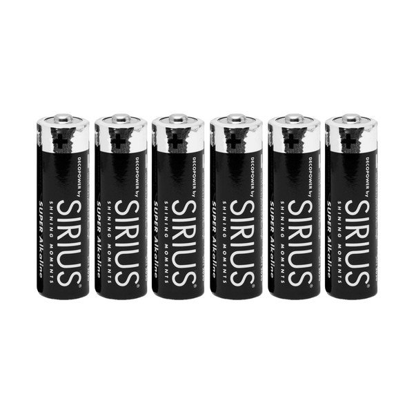 Batterie alcaline 6 pz DecoPower – Sirius