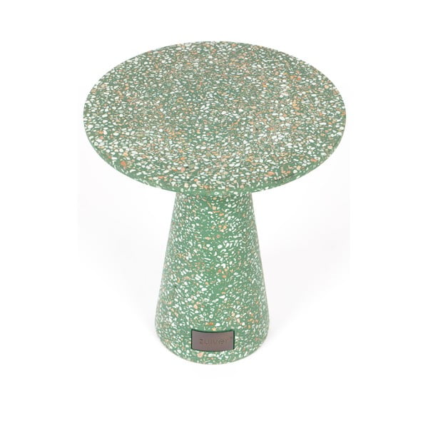 Tavolo pieghevole verde adatto all'esterno, ø 41 cm Victoria - Zuiver-image-2