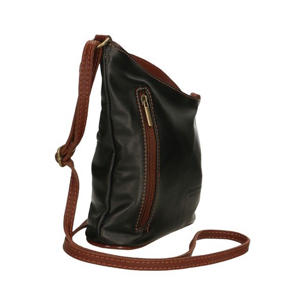 Borsa in pelle nera e marrone Garturo - Chicca Borse-image-3