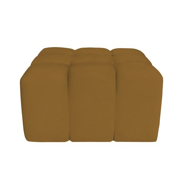 Pouf Lotus giallo senape - Mazzini Sofas-image-1