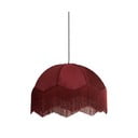 Lampadario bordeaux con paralume in tessuto ø 50 cm Malacia - Light & Living