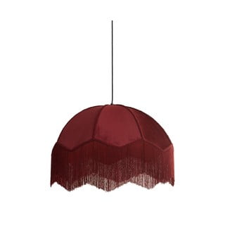 Lampadario bordeaux con paralume in tessuto ø 50 cm Malacia - Light & Living
