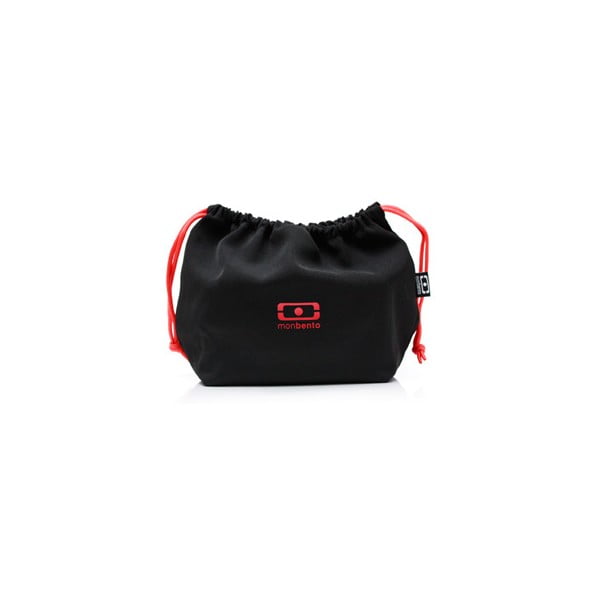 Kapsa na svačinový box Monbento Black/Red