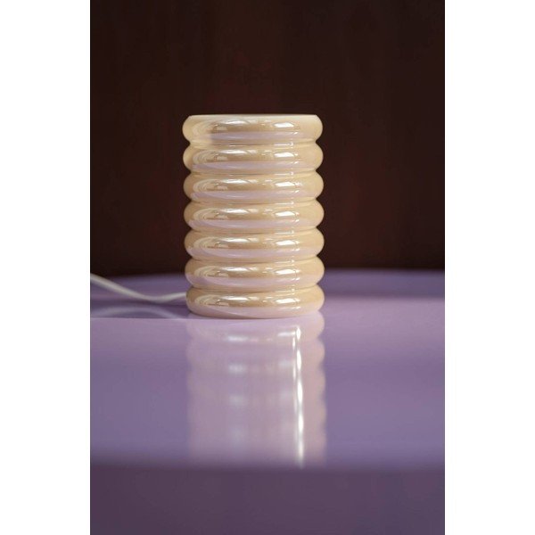 Lampada da tavolo color crema in vetro (altezza totale 16 cm) Apelqvist – Jotex-image-2