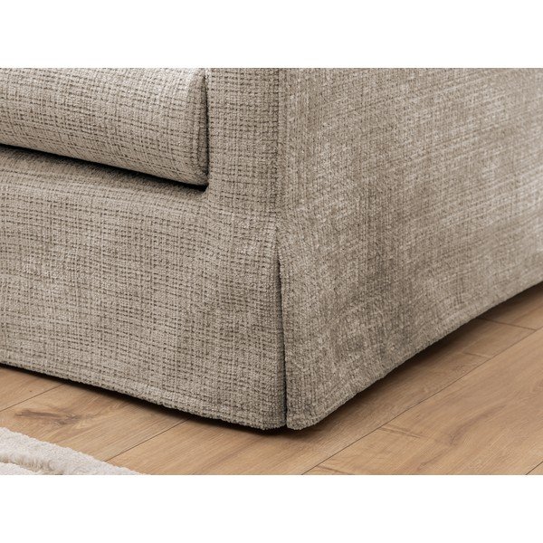 Divano beige 140 cm Paphos – Ropez-image-4