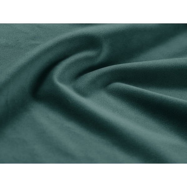 Poggiapiedi color petrolio con rivestimento in velluto Kyoto – Cosmopolitan Design-image-4