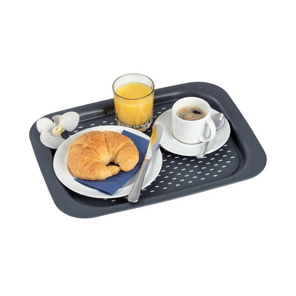 Vassoio antiscivolo grigio scuro - Wenko