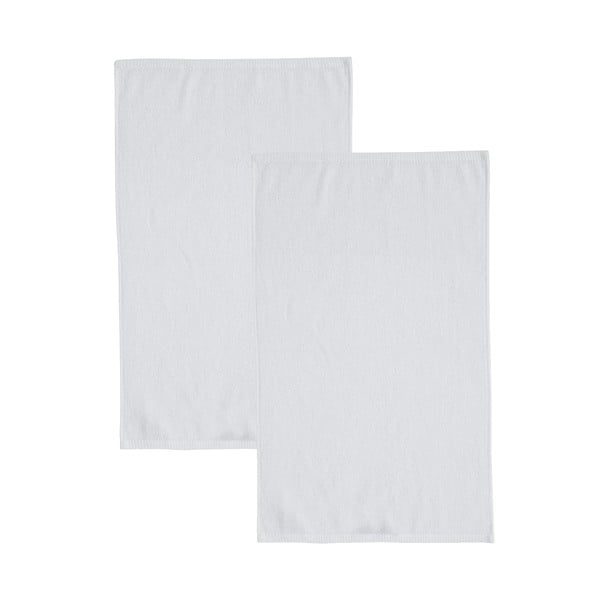 Set di asciugamani con asciugatura rapida e tipo terry bianchi in cotone 2 pz 90x140 cm Quick Dry – Catherine Lansfield