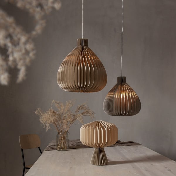 Tonalità marrone chiaro ø 30 cm Honeycomb - Star Trading-image-4