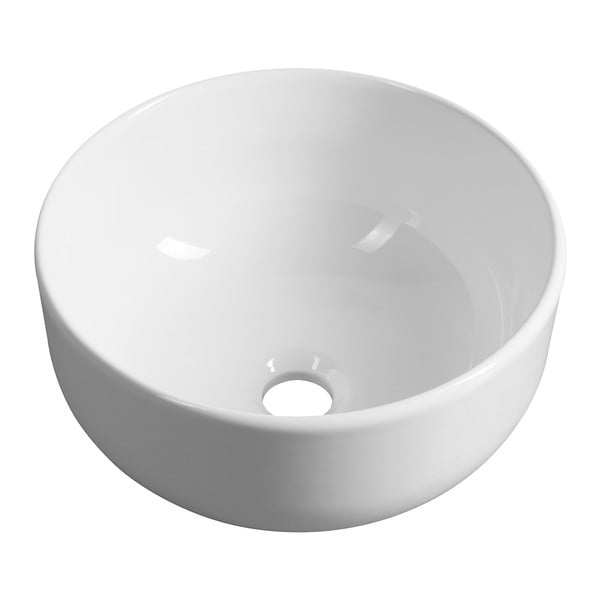 Lavabo rotondo bianco in ceramica ø 33 cm Emmi – Sapho