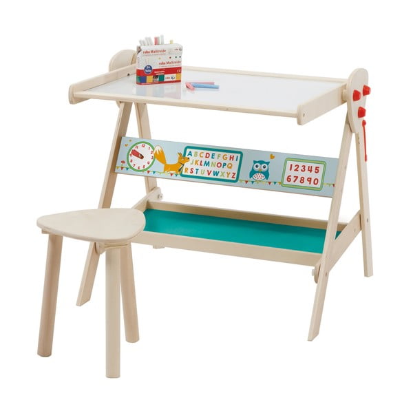 Tavola per bambini con sgabello Fuchs & Eule - Roba-image-2