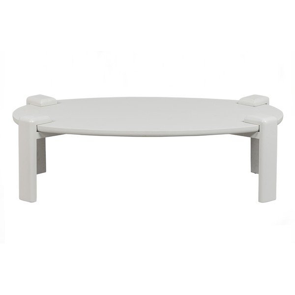 Tavolino da salotto bianco 60x100 cm Turtle – vtwonen-image-2