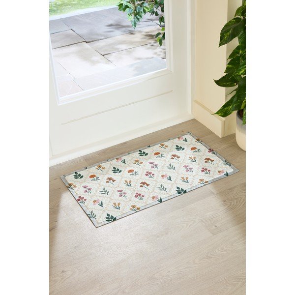 Zerbino in PVC 40x70 cm Vintage Floral Stamp – Artsy Doormats-image-2