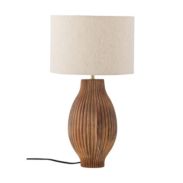 Lampada da tavolo in colore naturale con paralume in tessuto (altezza 53 cm) Karelia - Bloomingville