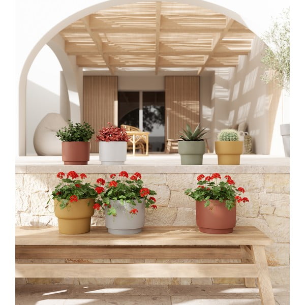 Vaso in ceramica fatto a mano ø 17 cm Echo - Artevasi-image-3