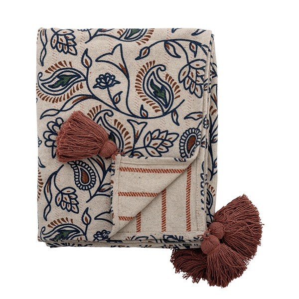 Coperta in misto cotone 130x160 cm Paisley – Bloomingville