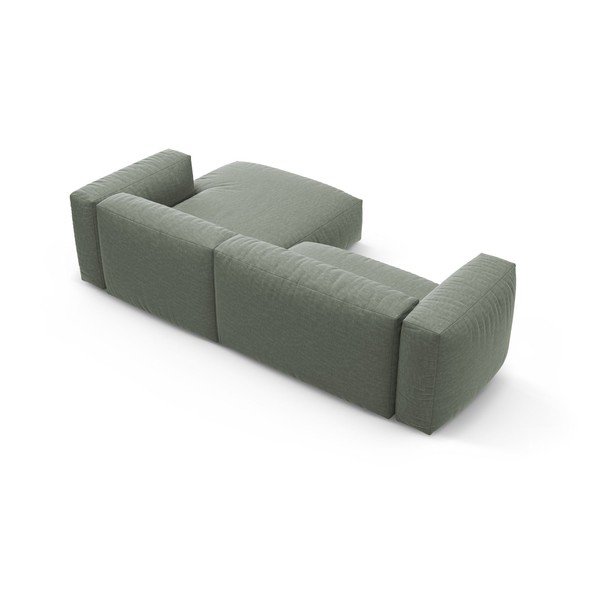 Divano angolare componibile verde polveroso allungabile (con penisola a destra/con chaise lounge) – Micadoni -image-4