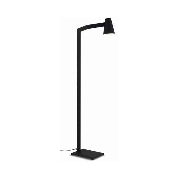 Lampada da terra nera con paralume in metallo (altezza 143 cm) Biarritz - it's about RoMi-image-1